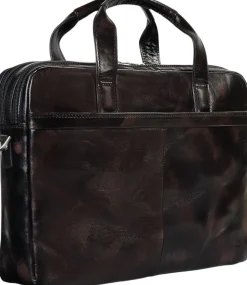 2 compartment Laptop briefcase van Gogh