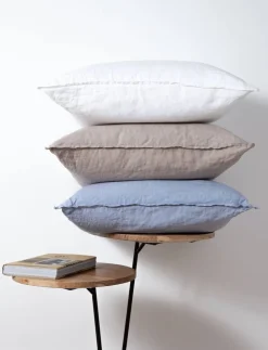 100% linen col. blue blizzard