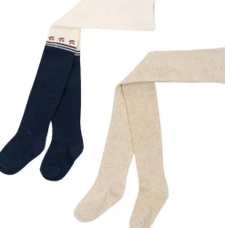 2 PACK CHERRY LUREX TIGHTS