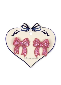 2 PACK SEQUIN BOW HAIR CLIP