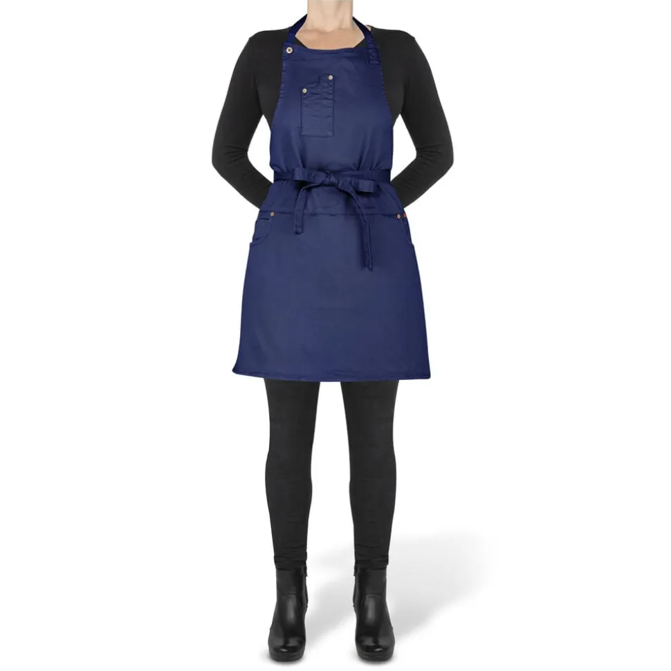 5 Pocket Slim Fit Apron Dark Blue