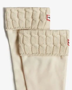 6 STITCH CABLE TALL BOOT SOCK