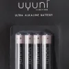 AAA Battery, 1,5V, 1000mAh - 4 pack