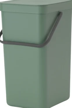 Affaldsspand m/låg sort. kon. 16 lt