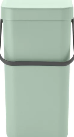 Affaldsspand m/låg sort.kon. 12 ltr