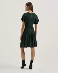 ALENHA Knitted Angel Sleeve Mini Dr