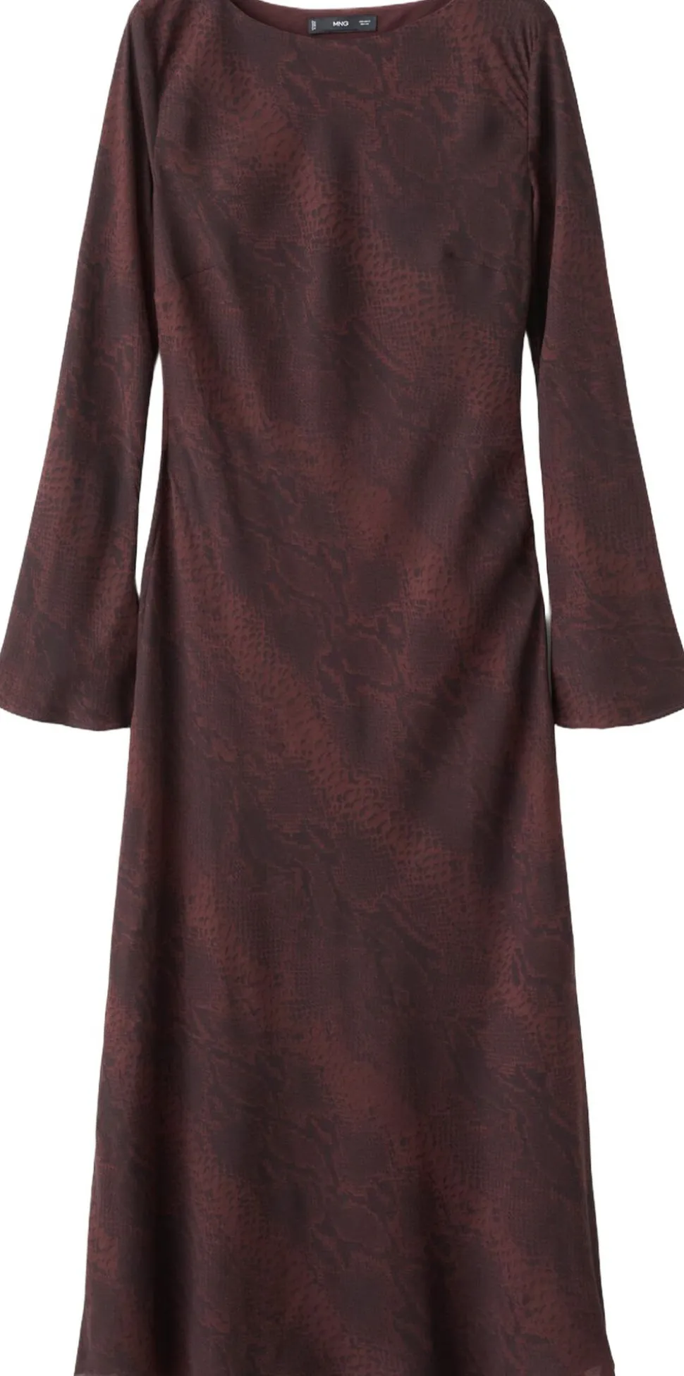 A-line animal-print dress