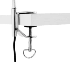 Apex Desk Clip Lamp-Oyster white