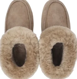 API - DOUBLE FACED SHEARLING HIGH SLIPPERS