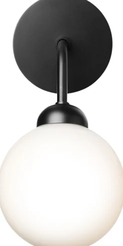 Apiales Wall, satin black / opal