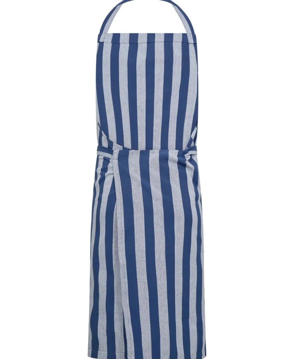 Apron 105x100 cm BIRK -Stripe blue