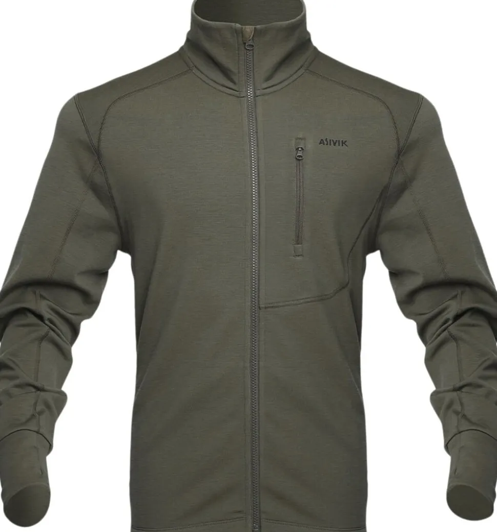 Asivik Adventure Mid uldfleece, herre