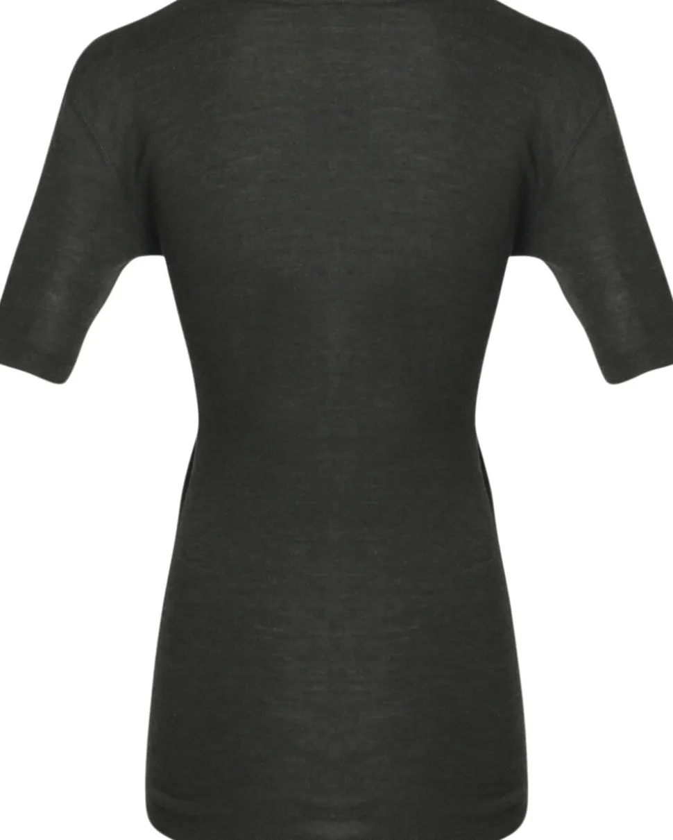 ASIVIK W Wool T-shirt, Pine