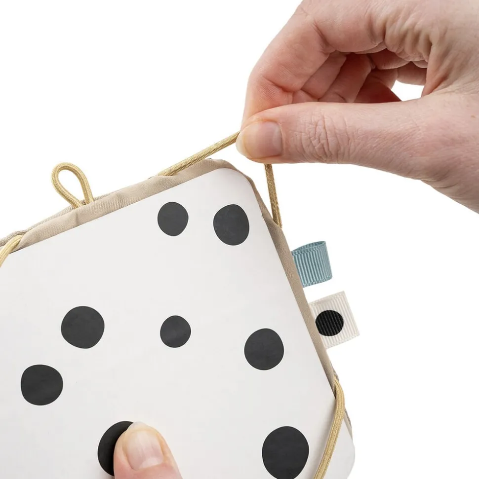 Baby kontrastkortholder Deer friends Sand