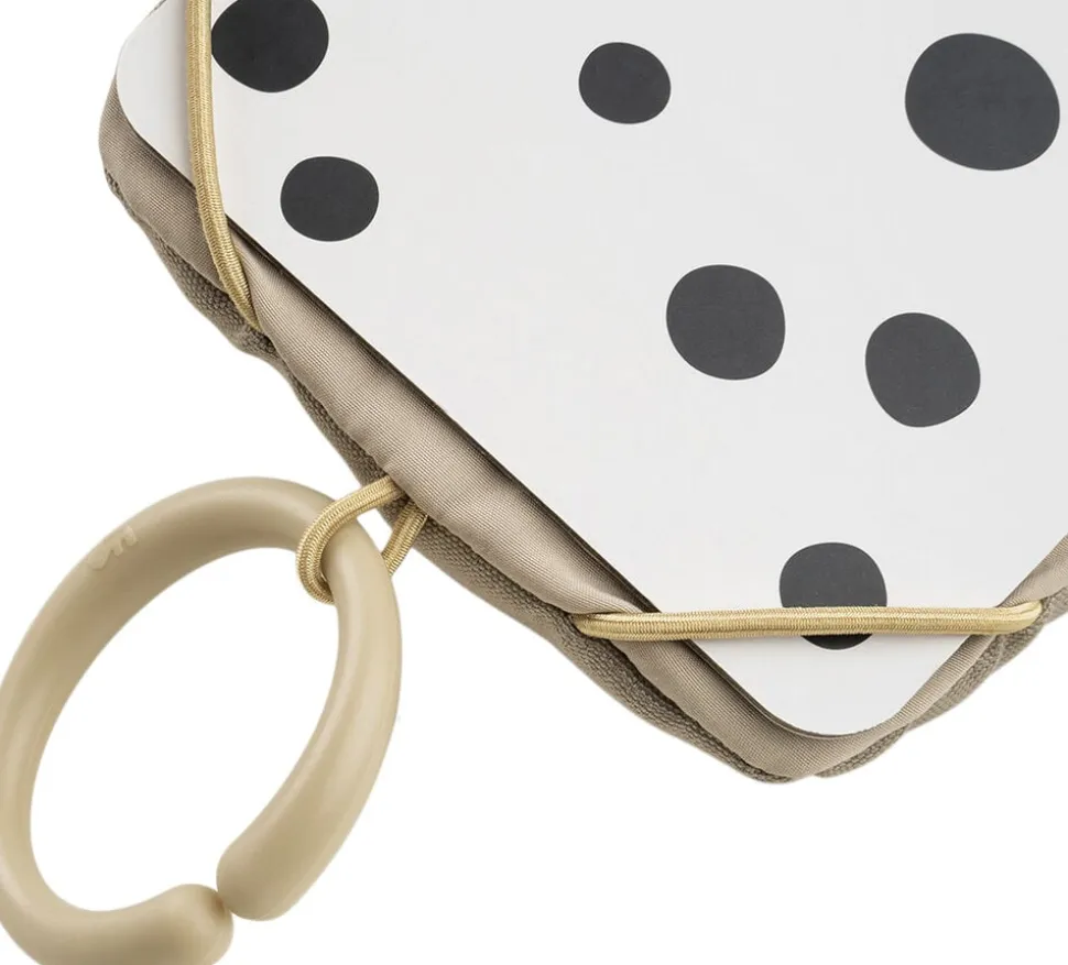 Baby kontrastkortholder Deer friends Sand