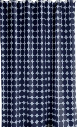 Badeforhæng 180x200 Bubbles Linen blue
