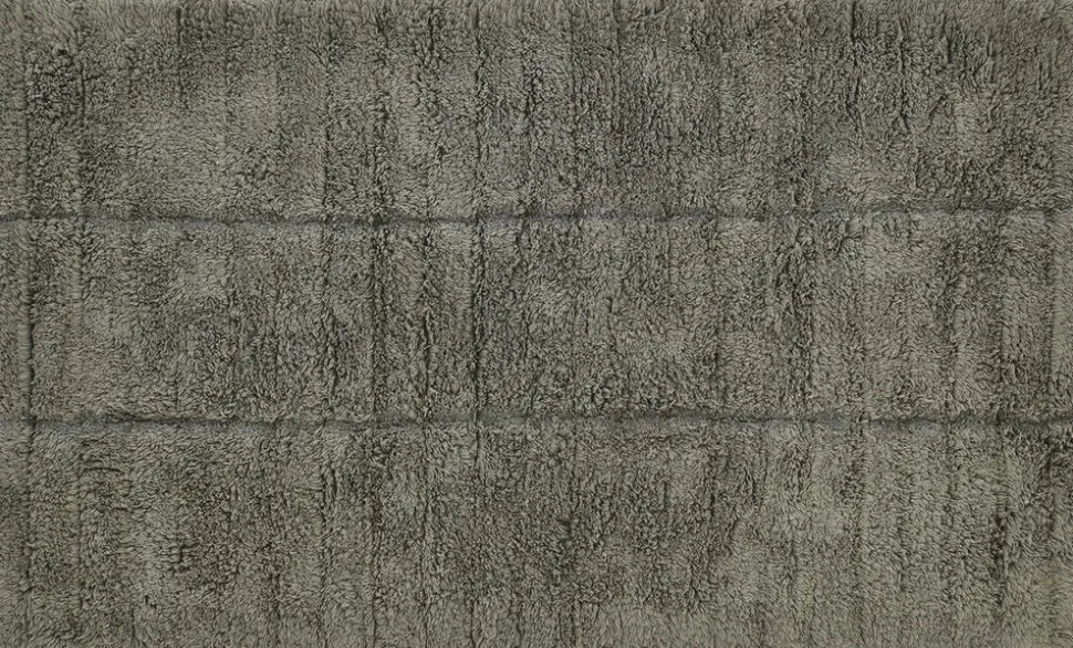 Bademåtte Olive green Tiles