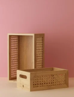 BAMBOO BOX opbevaringskasse W 20 cm bamboo