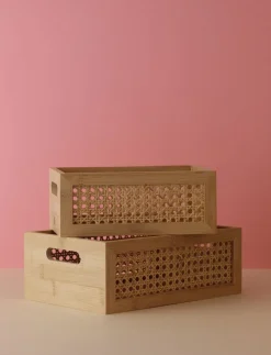 BAMBOO BOX opbevaringskasse W 20 cm bamboo