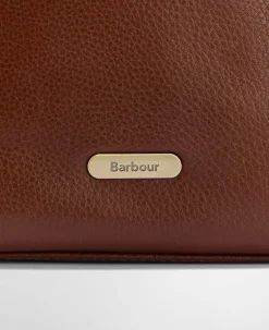 Barbour Cedar Leather Bucket Bag