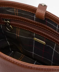 Barbour Cedar Leather Bucket Bag