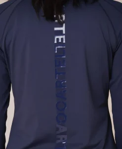 Baseline long sleeve zip jacket - Ocean