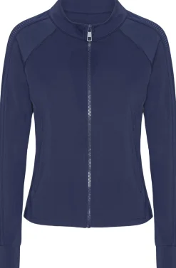 Baseline long sleeve zip jacket - Ocean