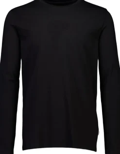 Basic o-neck stretch tee L/S