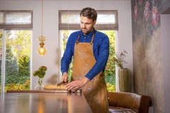 BBQ Style Apron Gold Wash