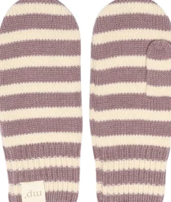 Bergen striped mittens