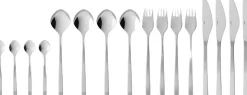Bestiksæt Fuga 16 dele Mat/Blankt stål