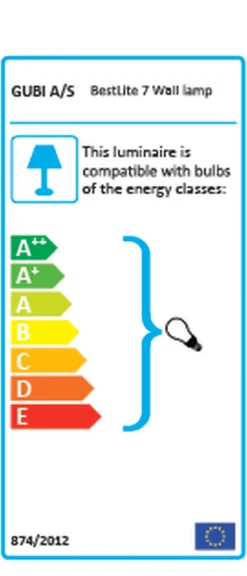 Bestlite BL7 væglampe