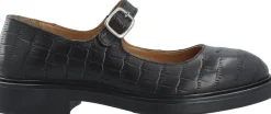 BIAADDA Mary Jane Croco Embossed Leather
