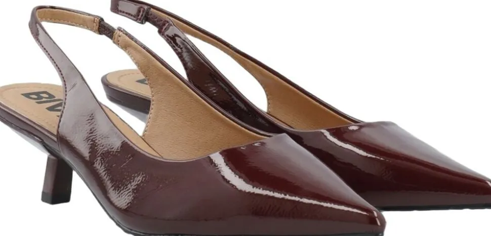 BIAKRISTIN Kitten Heel Slingback Patent