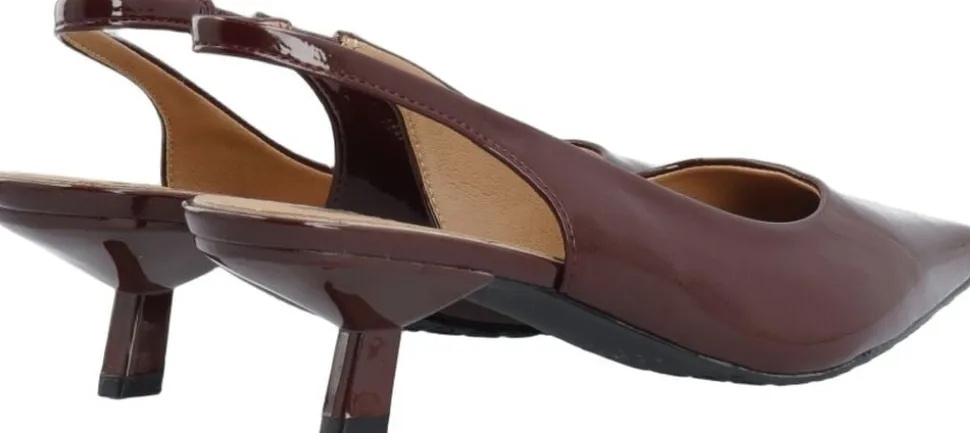 BIAKRISTIN Kitten Heel Slingback Patent