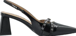 BIAMARALYN Buckle Slingback Faux Leather