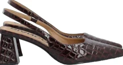 BIAMARALYN Slingback Croco Patent
