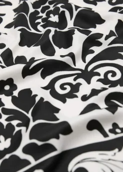 Bicolour printed scarf