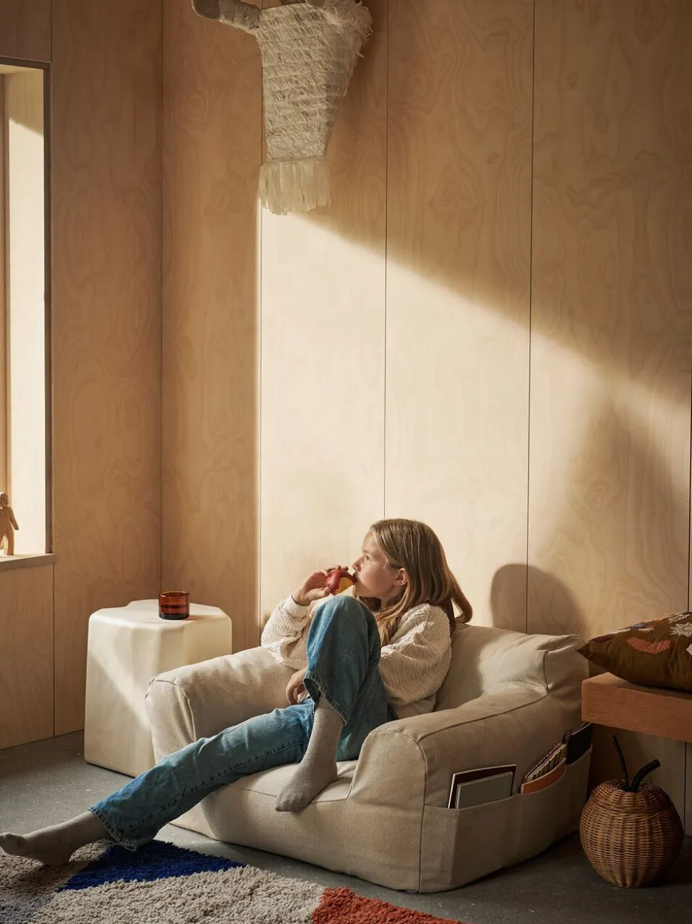 Billow Bean Bag - Off-white