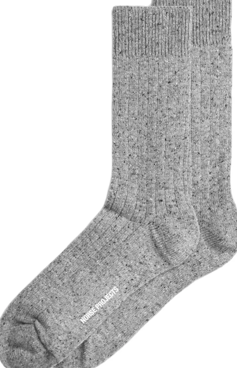 Bjarki Neps Wool Rib Sock