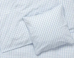 Bæk&Bølge Sengetøj lys blå/hvid 140x220 cm DK