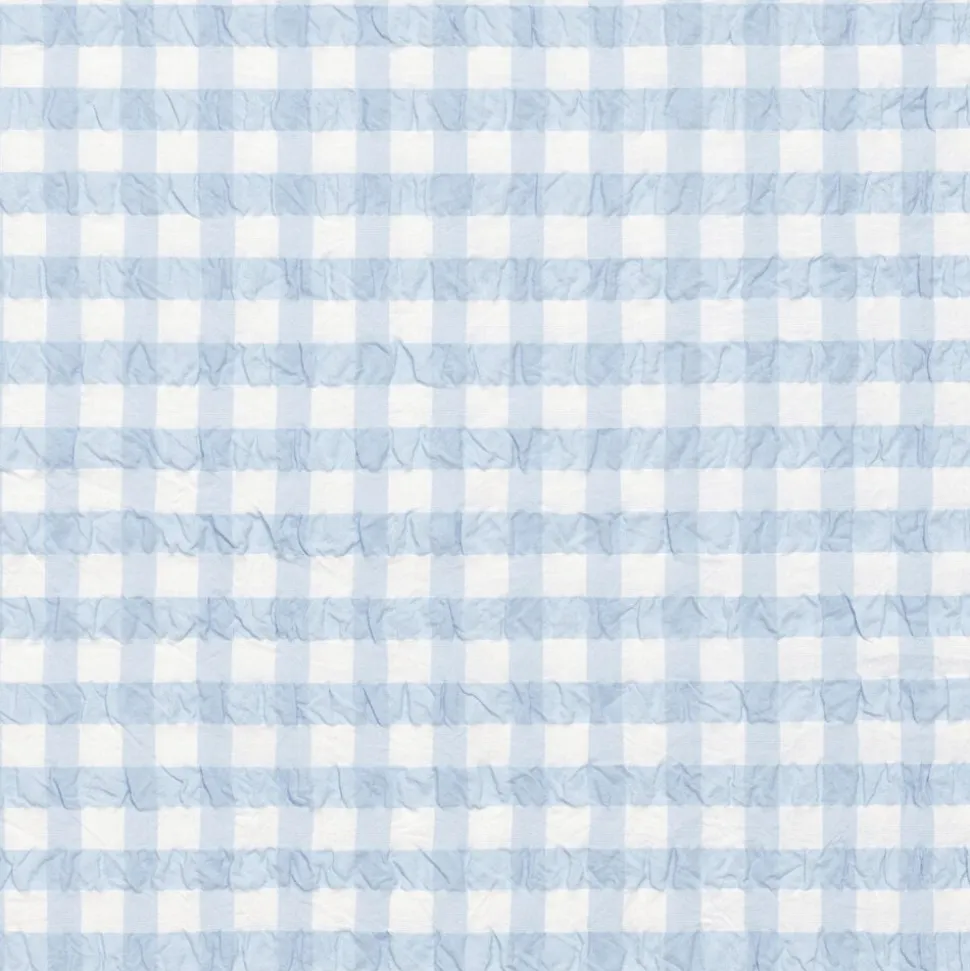 Bæk&Bølge Sengetøj lys blå/hvid 140x200 cm DK