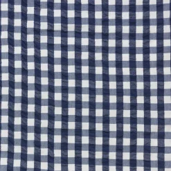 Bæk&Bølge Sengetøj mørk blå/hvid 140x200 cm DK