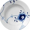 Blå mega 17 cm. dyb tallerken