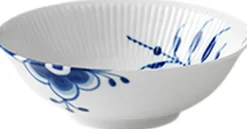 Blå Mega Riflet 35 cl. portionsskål