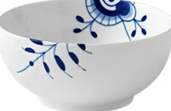 Blå Mega Riflet 110 cl. skål