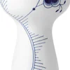 Blå Mega Riflet 19 cm Vase