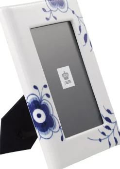 Blå Mega Riflet Billedramme, 16,5x21 cm