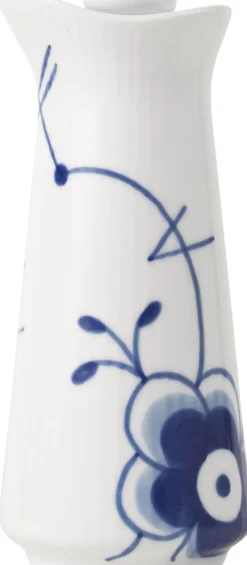 Blå Mega Riflet Olie- og Eddikeflaske, 13,5 cm