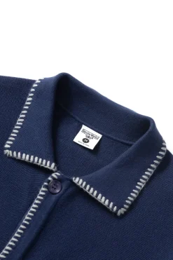 BLANKET STITCH CARDIGAN